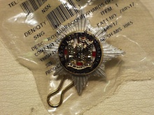 Royal Dragoon Guards Officers cap badge - Click Image to Close